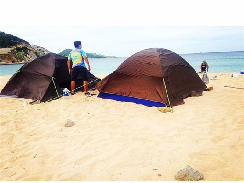 Cắm trại tại bãi Tiên Phú Yên