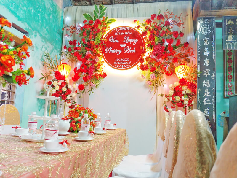 Dịch vụ trang trí tiệc cưới Trúc Lai Decor